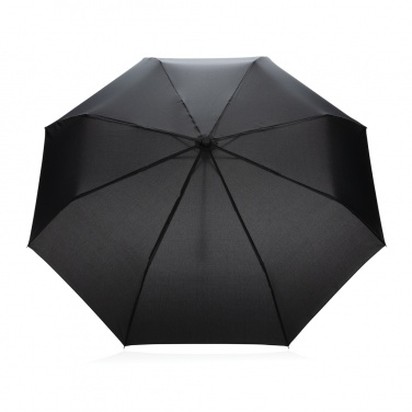 Logotrade promotional gift image of: 20.5" Impact AWARE™ RPET 190T Pongee bamboo mini umbrella